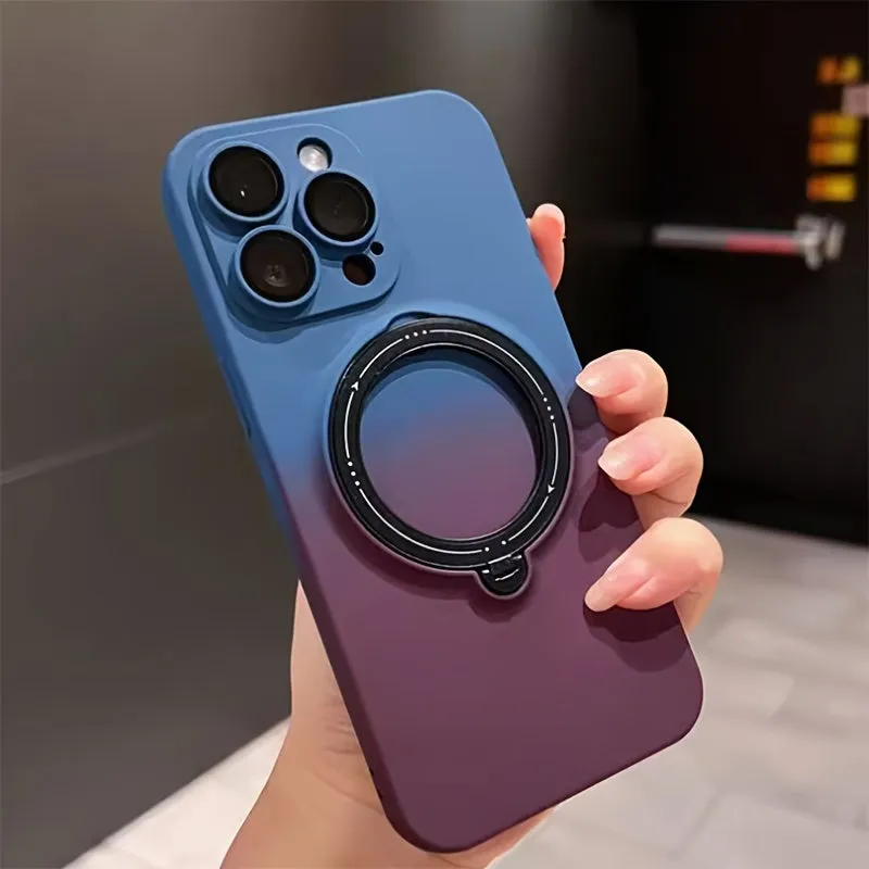 Stylish Magnetic Wireless Charging Case for iPhone