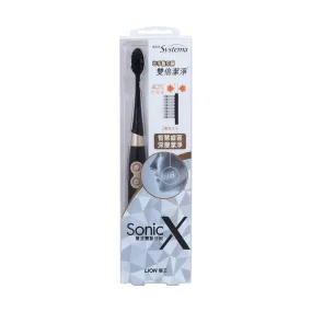 SYSTEMA Sonic X Superthin Spiral Black Sonic Toothbrush