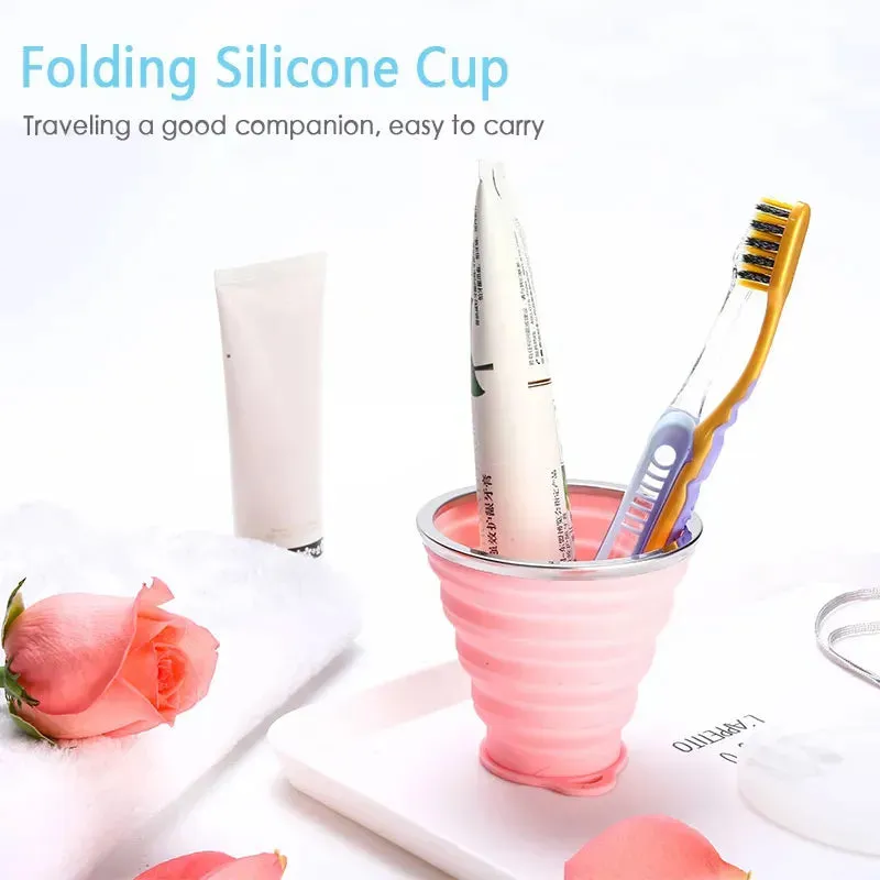 Telescopic Drinking Mug With Lid