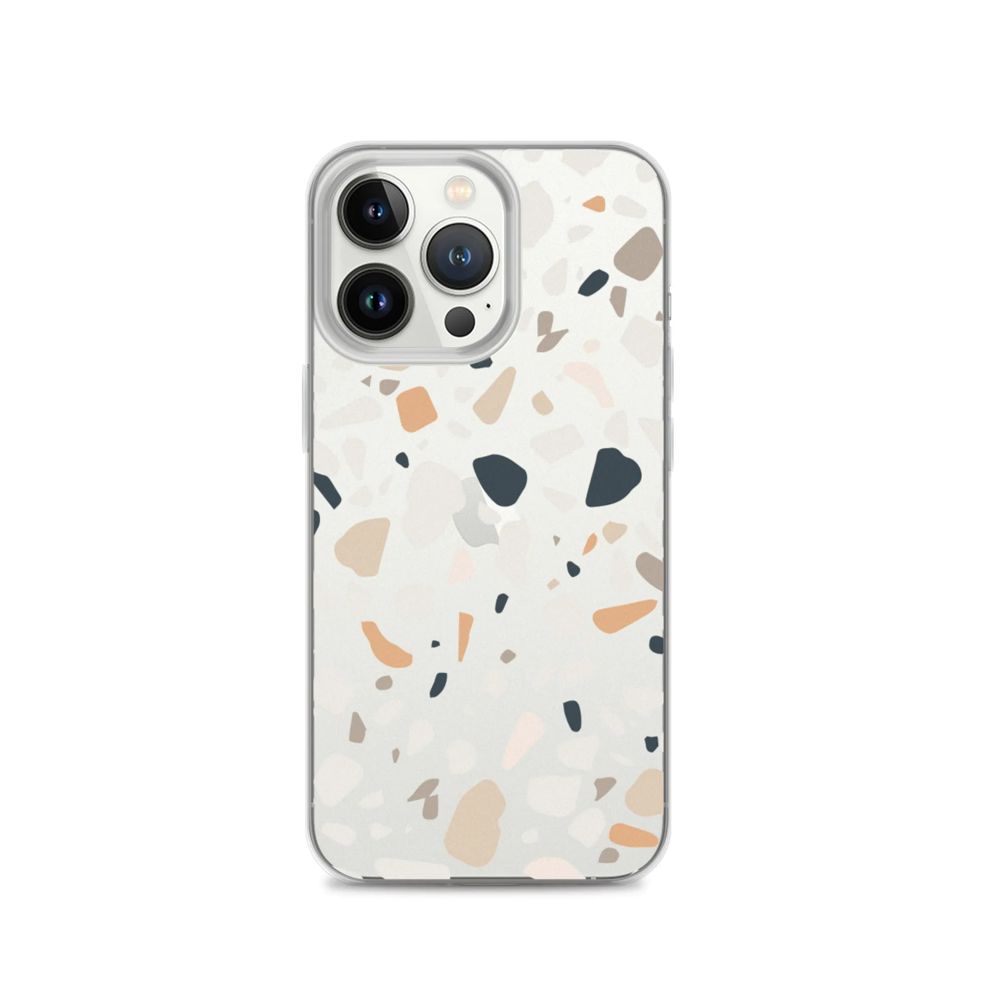 Terrazzo Abstract iPhone 14 13 12 Pro Max Case, Clear Modern Art Print Cute Gift Aesthetic iPhone 11 Mini SE 2020 XS Max XR X 7 8 Cell Phone