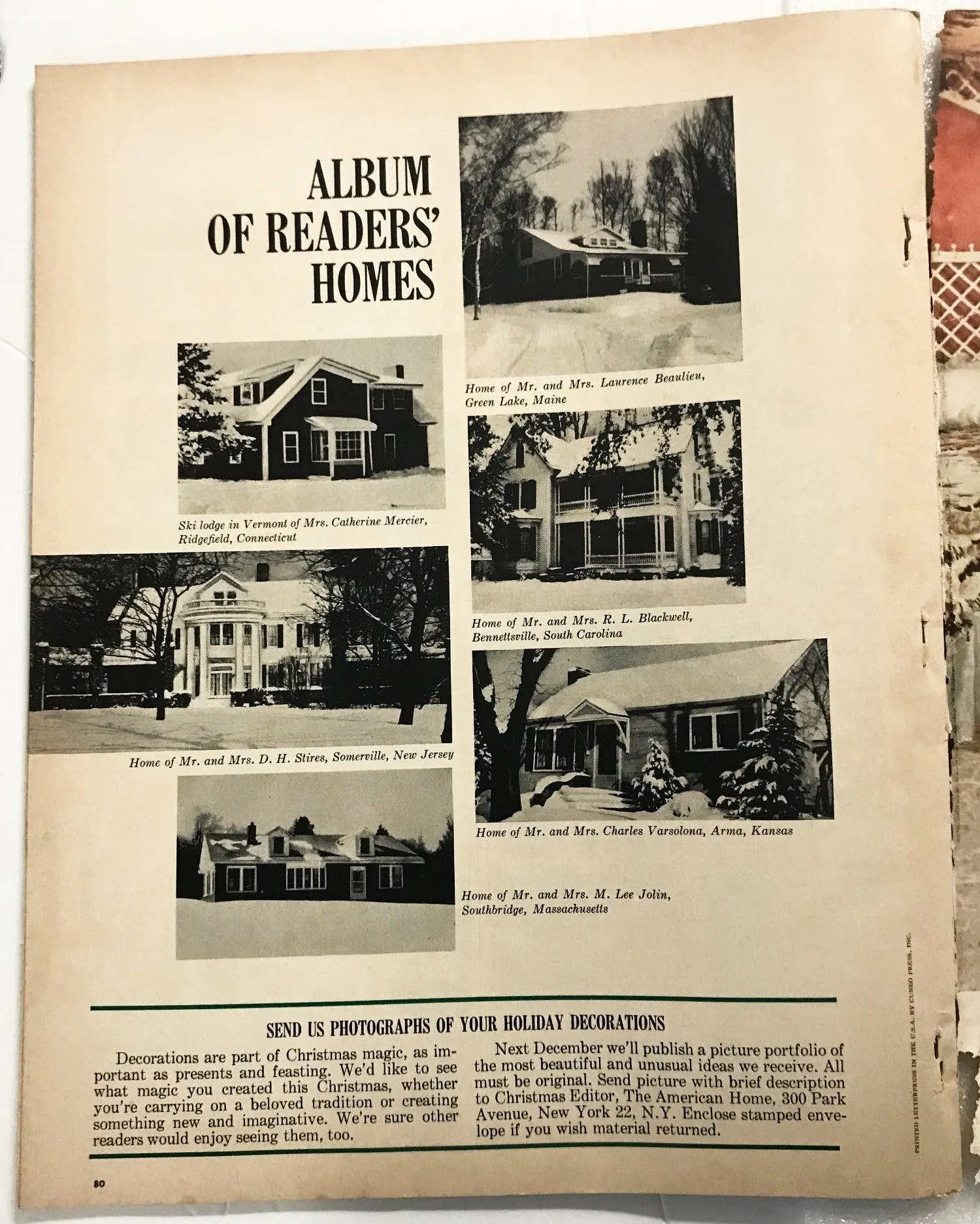 The American Home Magazine, December 1961