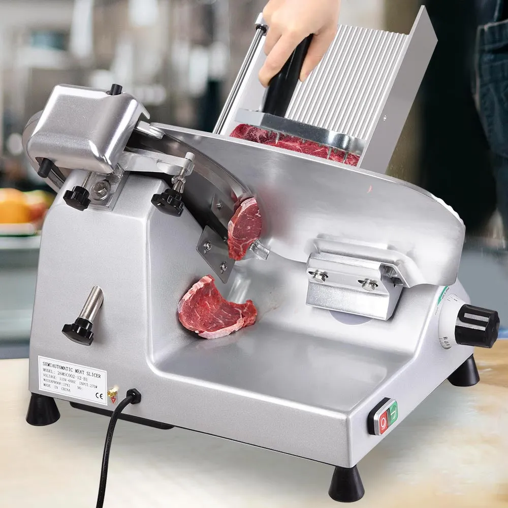 TheLAShop 12" Commercial Electric Meat Slicer Kitchen Butcher Equipment