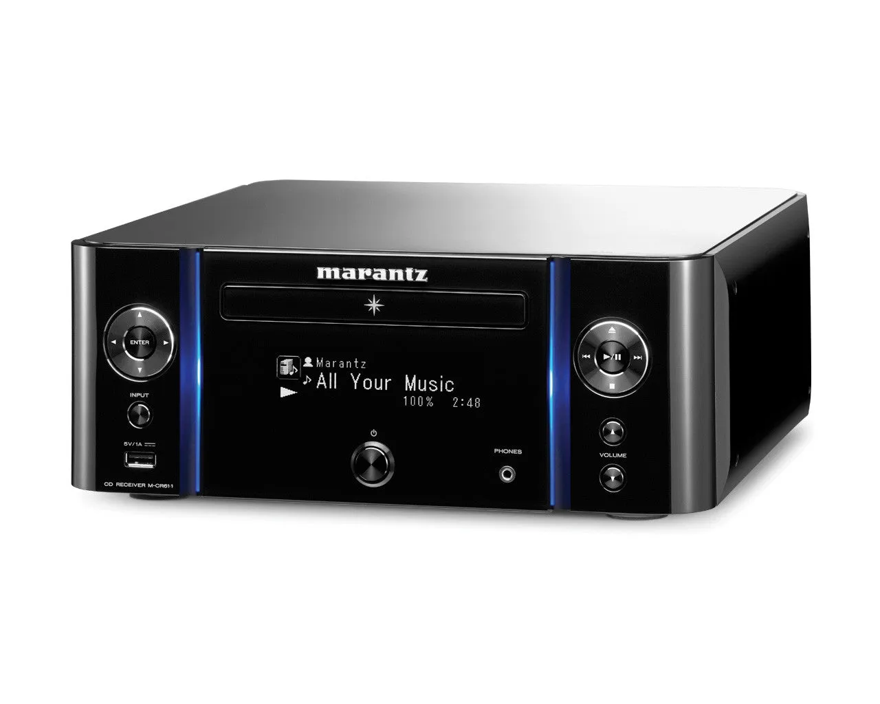 Tinklinis stereo resyveris Marantz M-CR611 2.1, 2x60W