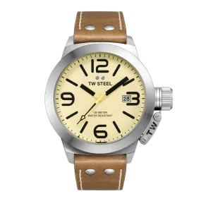 TW Steel Watch Classic Canteen Cream CS12