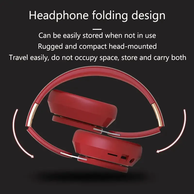 Ultra Long Battery Life Bluetooth 5.0 Wireless Stereo Headphones-Bluetooth Headphones