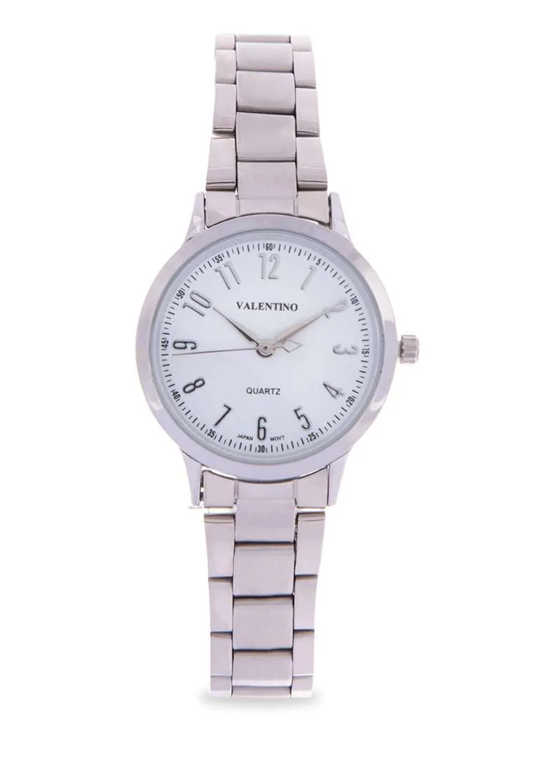 Valentino 20122198-WHITE DIAL Silver Watch for Women