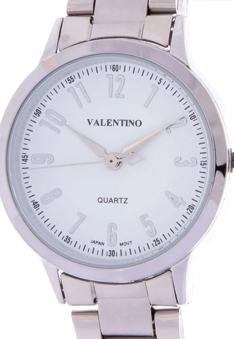 Valentino 20122198-WHITE DIAL Silver Watch for Women