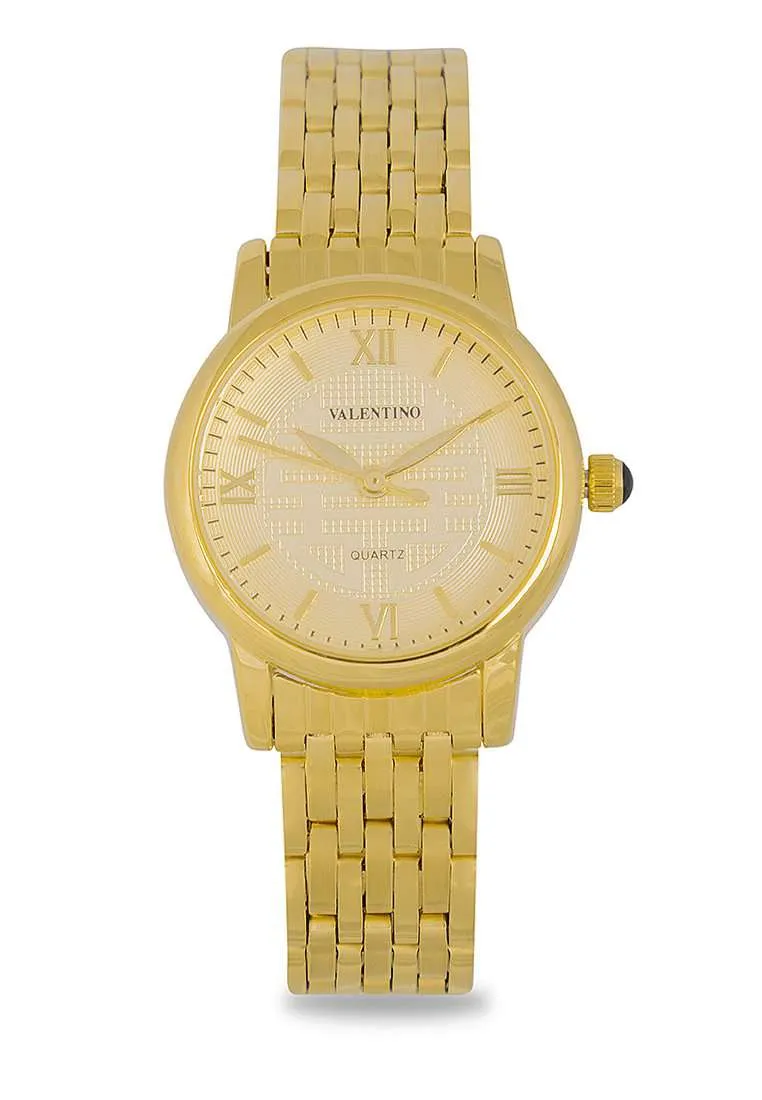 Valentino 20122322-GOLD DIAL Gold Stainless Steel Watch for Women