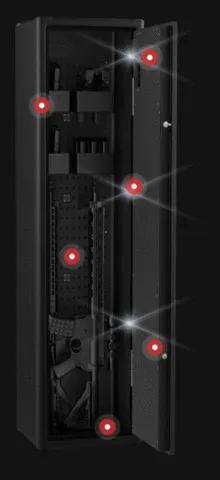 Vaultek RS500i-BK-SE Plus Edition WiFi Biometric Smart Rifle Safe with Maxed Out Accessory Kit