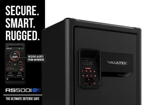 Vaultek RS500i-BK-SE Plus Edition WiFi Biometric Smart Rifle Safe with Maxed Out Accessory Kit