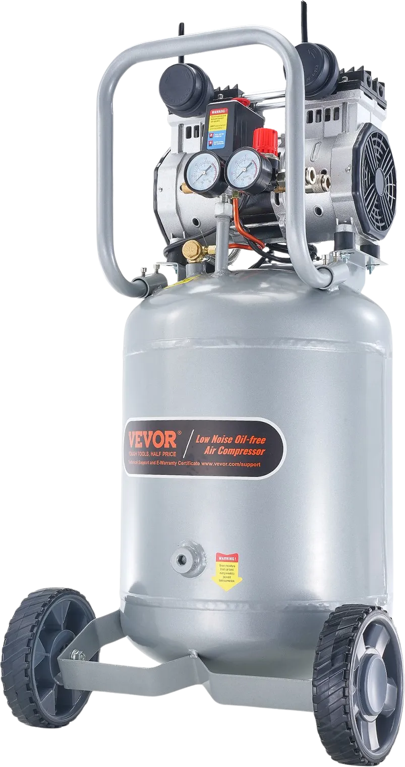 Vevor Air Compressor 13 Gal. 2HP 4.6SCFM @ 90 PSI Oil Free Ultra-Quiet New