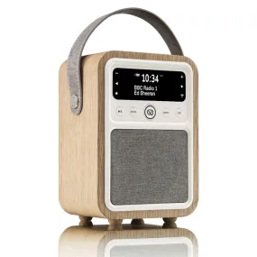 View Quest Monty Retro DAB  Radio with Bluetooth/Wireless Speaker (Oak)