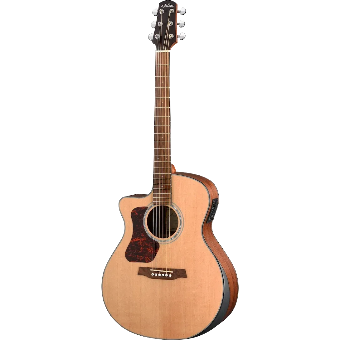 Walden G550RCEL Natura Solid Spruce Top Left-Handed Armrest Acoustic/Electric Guitar