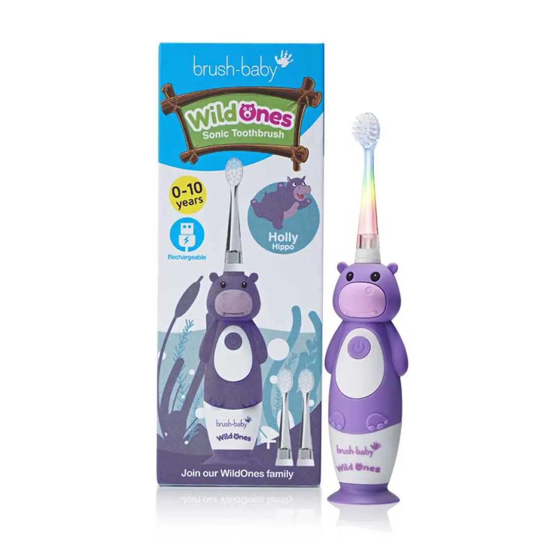 WildOnes™ Hippo Kids Electric Rechargeable Toothbrush