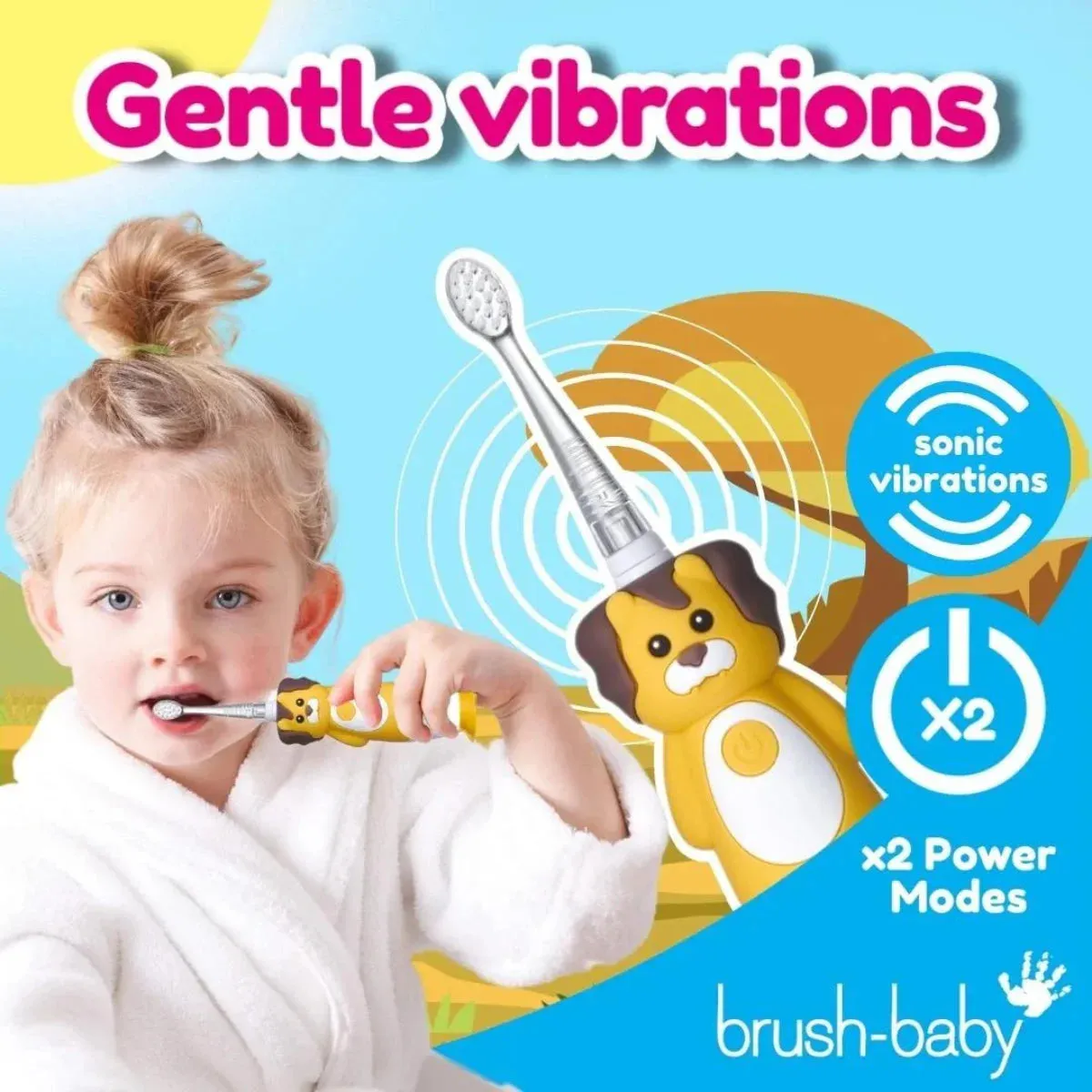 WildOnes™ Lion Kids Electric Rechargeable Toothbrush