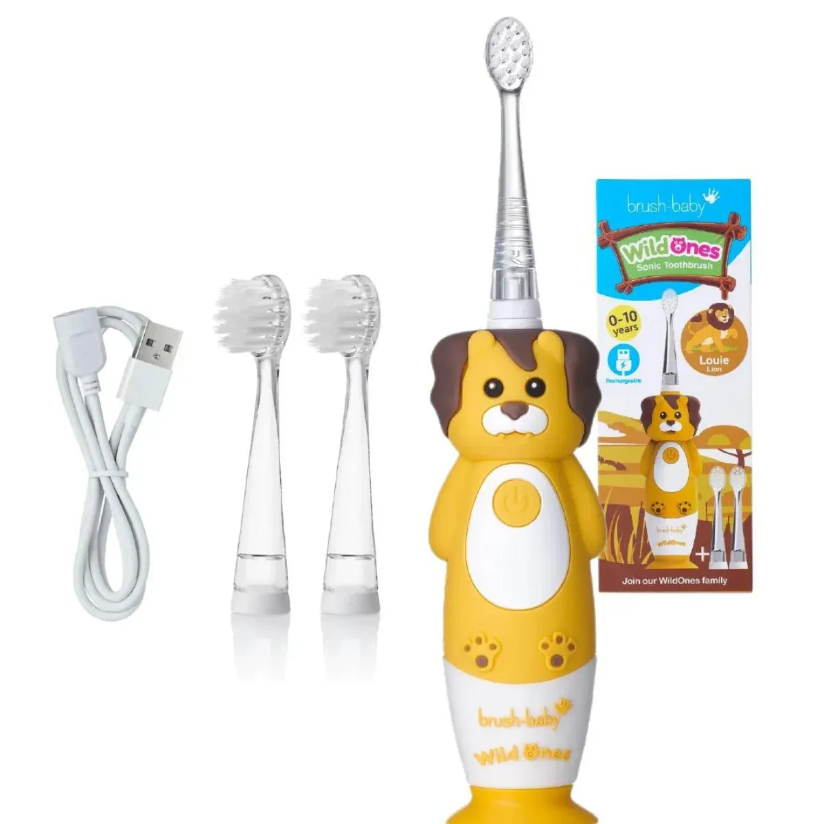 WildOnes™ Lion Kids Electric Rechargeable Toothbrush