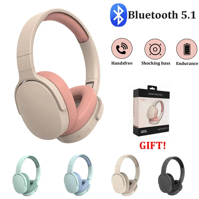 Wireless Bluetooth 5.0 Foldable Sport Headset with Noise Reduction