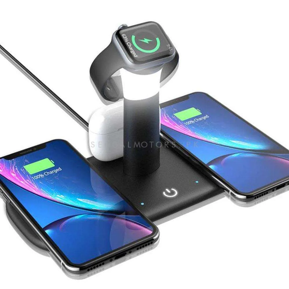 Wireless Charging Stand Version 2 - Apple/ Android Watch Airpods Charging Stand | Wireless Charging Dock | Qi Fast Wireless Charger Stand