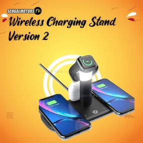 Wireless Charging Stand Version 2 - Apple/ Android Watch Airpods Charging Stand | Wireless Charging Dock | Qi Fast Wireless Charger Stand