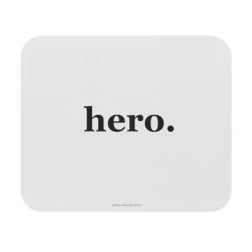 word love. - "hero." design mouse pad