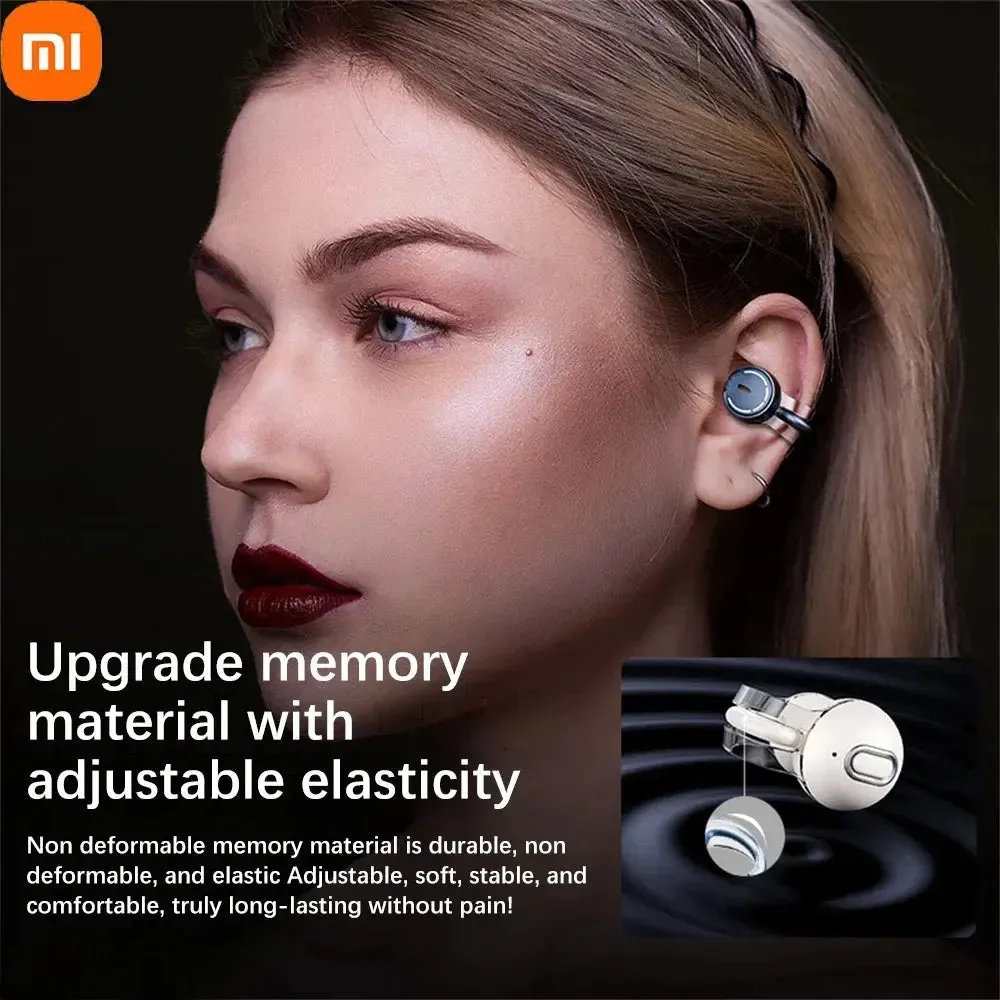 Xiaomi Bluetooth Headset 5.3 Headphones 360° ACS Sound Sports Earbuds with Microphone Ear Clip TWS Bone Conduction Headphones