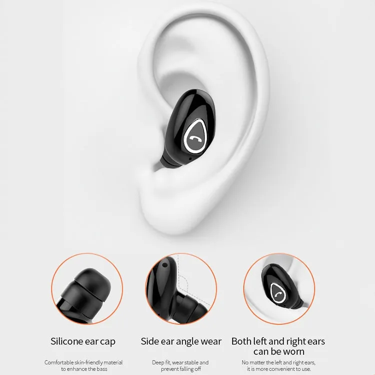 YX01 Sweatproof Bluetooth 4.1 Wireless Bluetooth Earphone, Support Memory Connection & HD Call (Black)