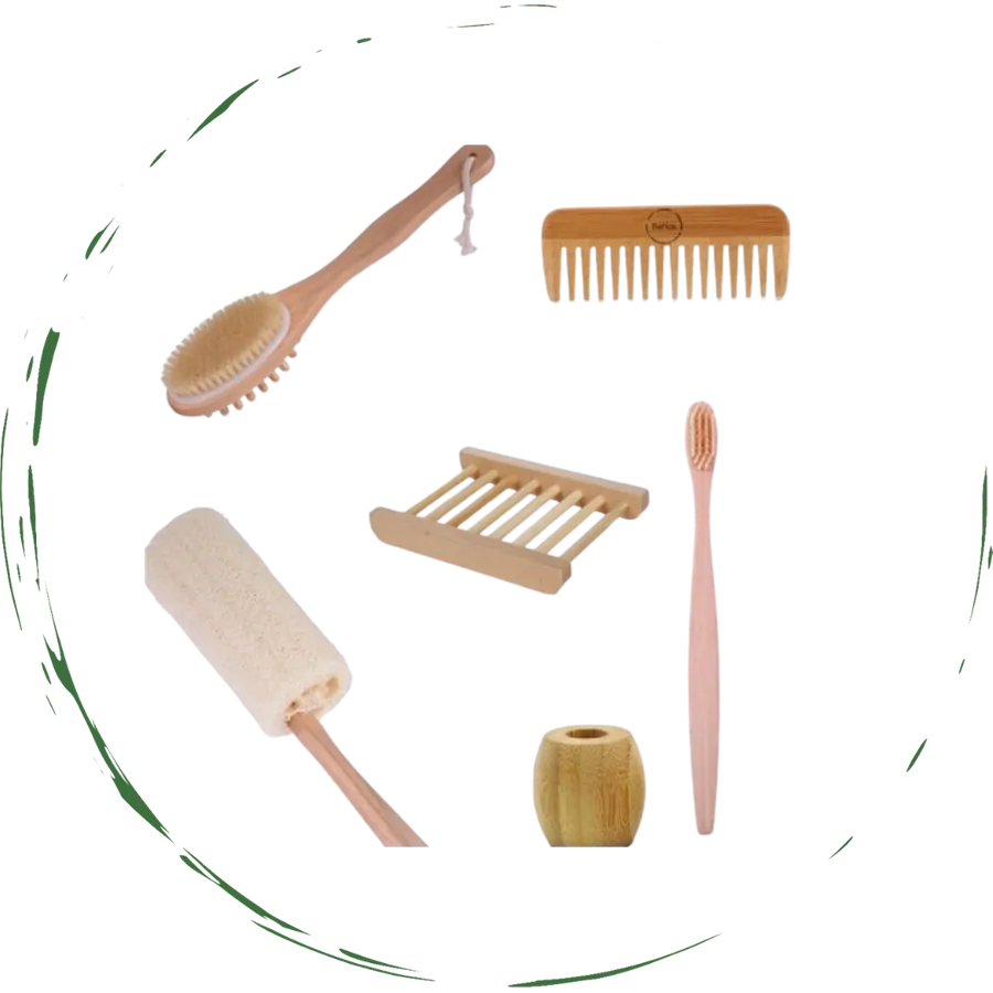 Zero-Waste Bath Accessories Bundle